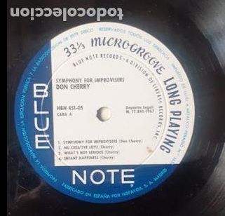 Discos de vinilo: Simphony for Improvisers - Don Cherry - Foto 3