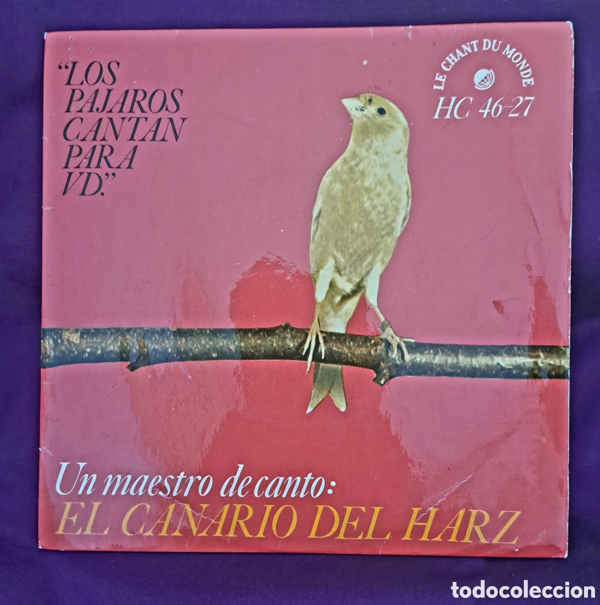 Discos de vinilo: LOS PAJAROS CANTAN PARA VD - Foto 1