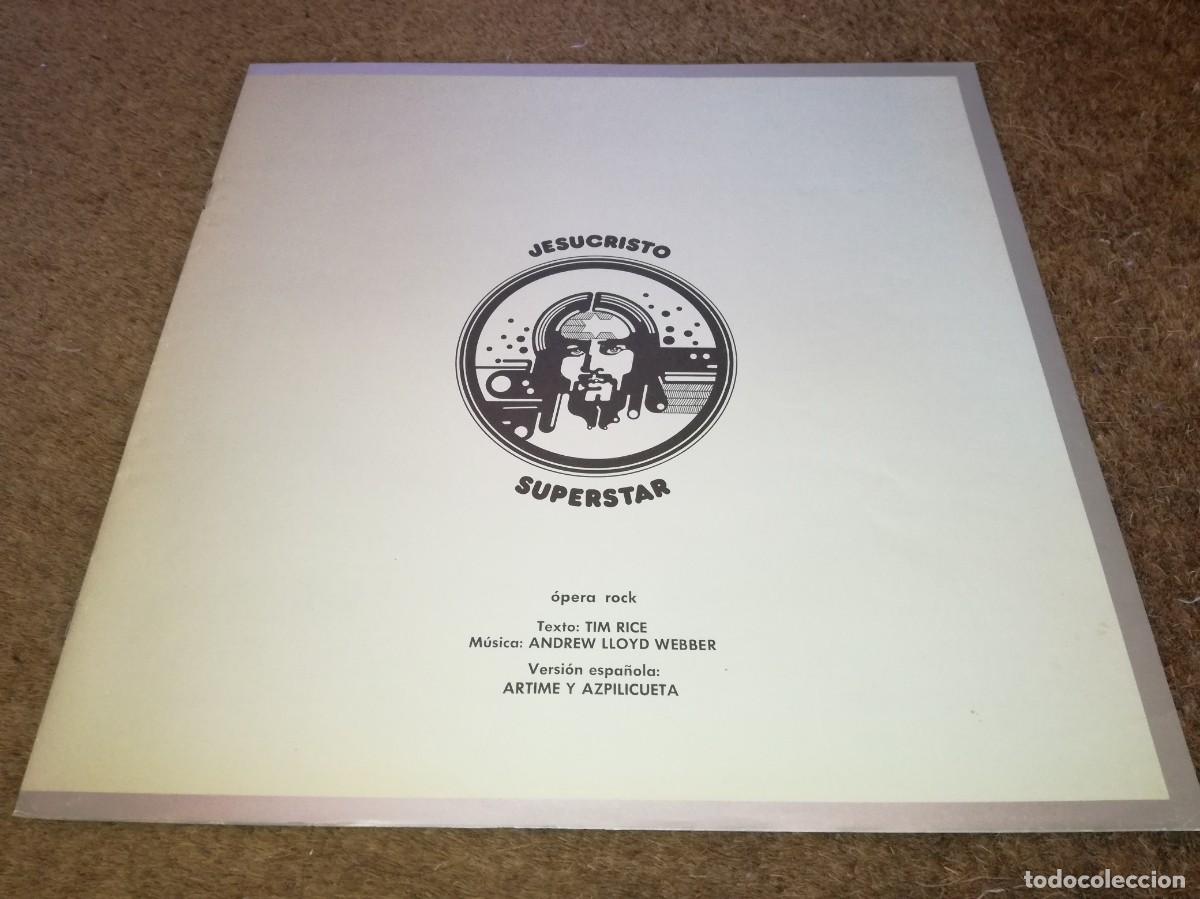 Discos de vinilo: JESUCRISTO SUPERSTAR-VERSION ORIGINAL EN ESPA&Ntilde;OL-DOBLE LP CON LIBRETO - Foto 4