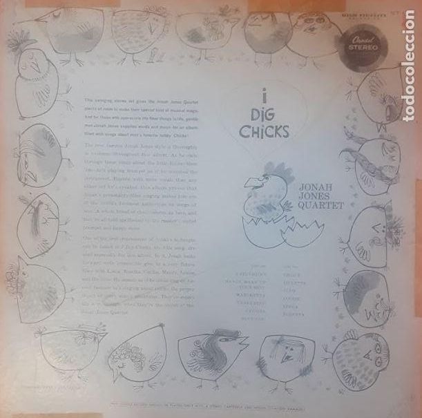 Discos de vinilo: I Dig Chicks - Jonah Jones Quartet - Foto 2