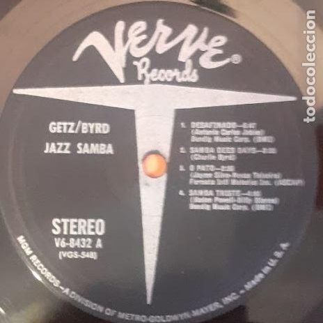 Discos de vinilo: Jazz Samba - Stan Getz & Charlie Byrd - Foto 4