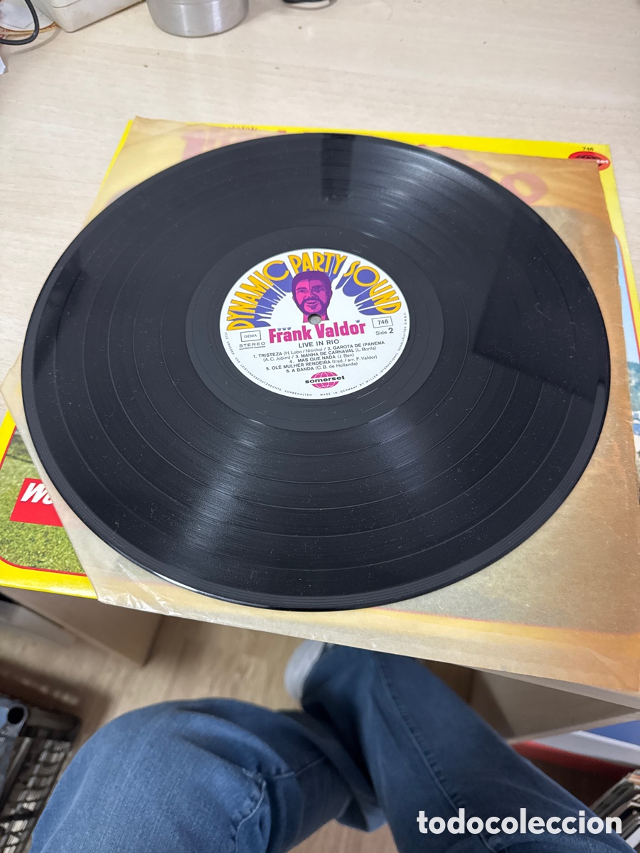 Discos de vinilo: DISCO VINILO FRANK VALDOR LIVE IN RIO - Foto 3