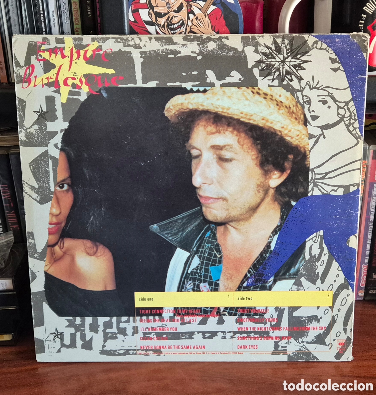 Discos de vinilo: Bob Dylan &ndash; Empire Burlesque Lp spain - Foto 2