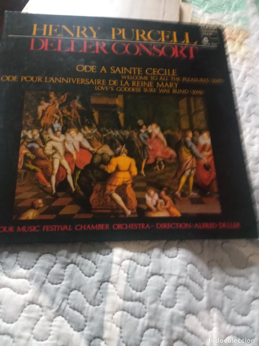 Discos de vinilo: Purcell Ode a Sainte Cecile Deller Consort - Foto 1