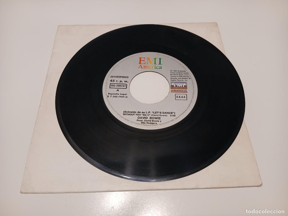 Discos de vinilo: David Bowie -Without you- (1984) single - Foto 1