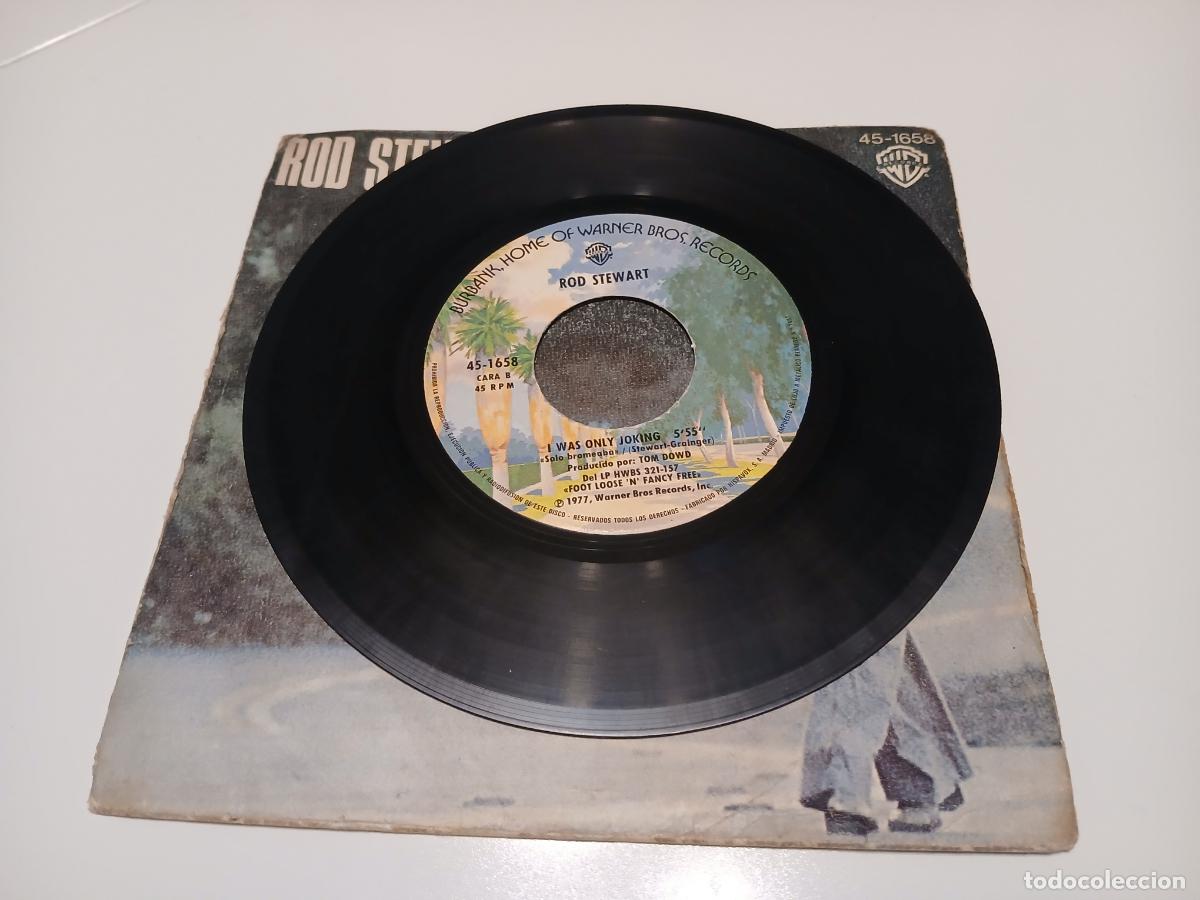 Discos de vinilo: Rod Stewart -Hot legs- (1978) single - Foto 4