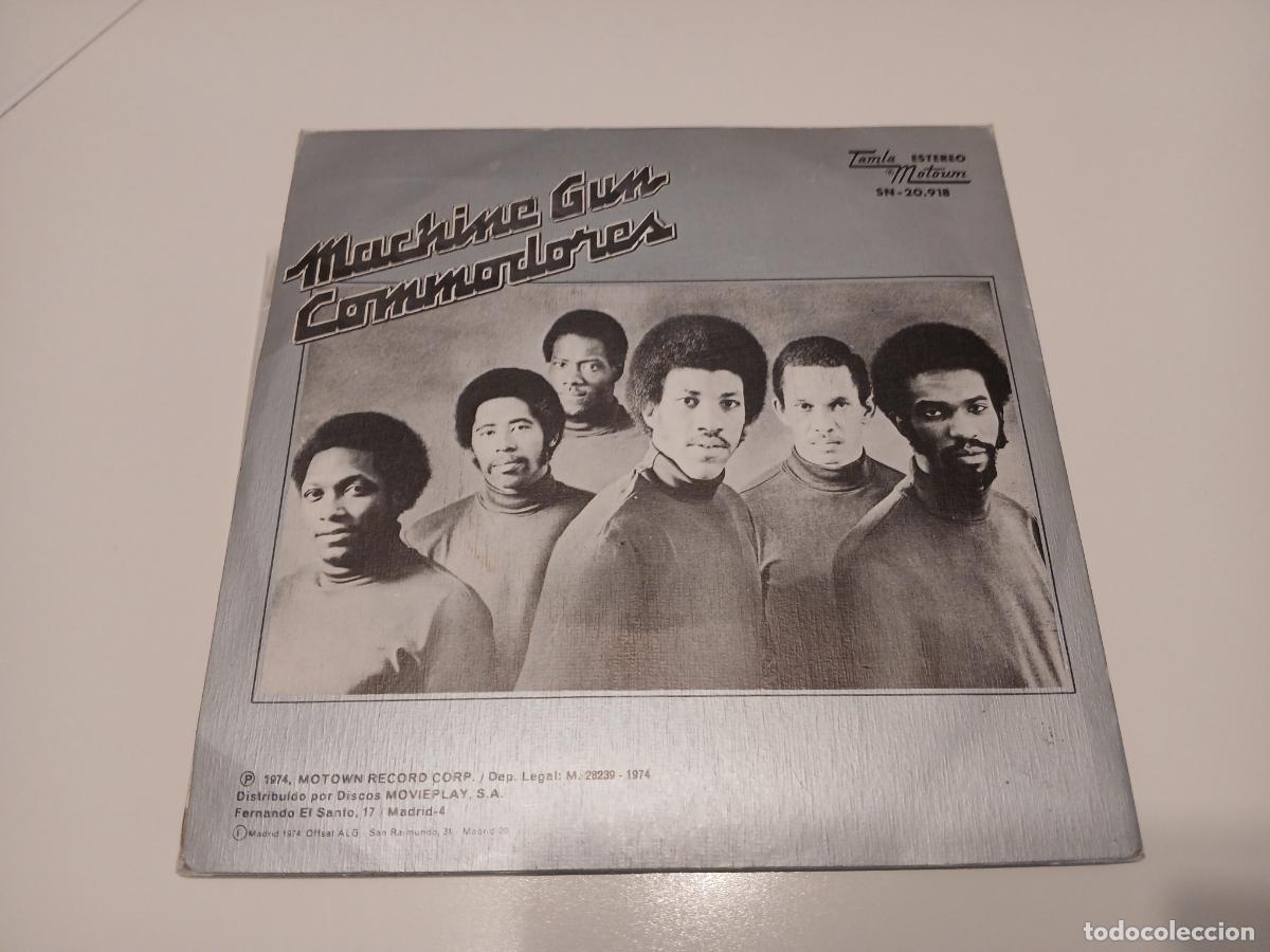 Discos de vinilo: Commodores -Machine gun- (1974) single - Foto 5