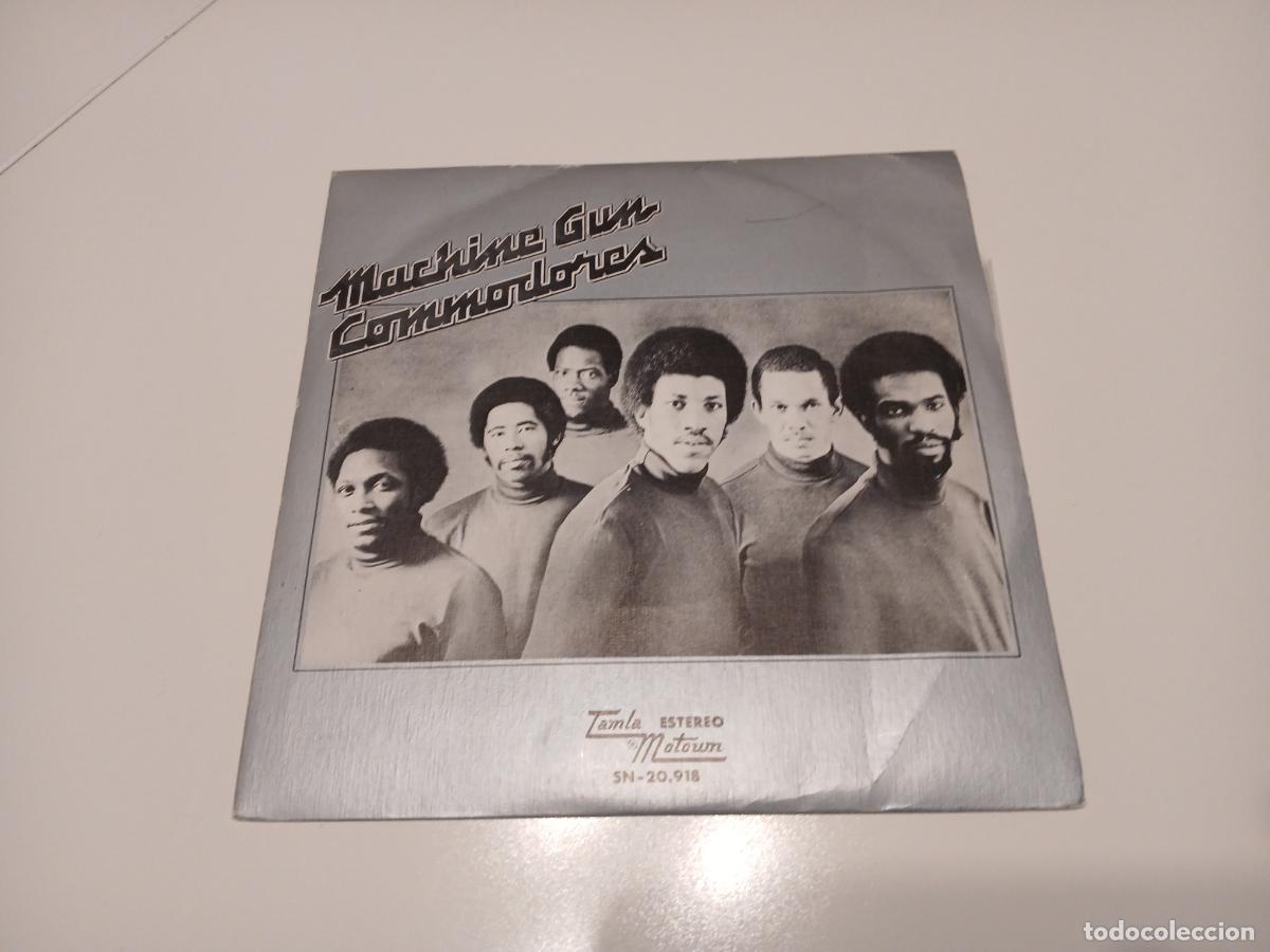 Discos de vinilo: Commodores -Machine gun- (1974) single - Foto 1