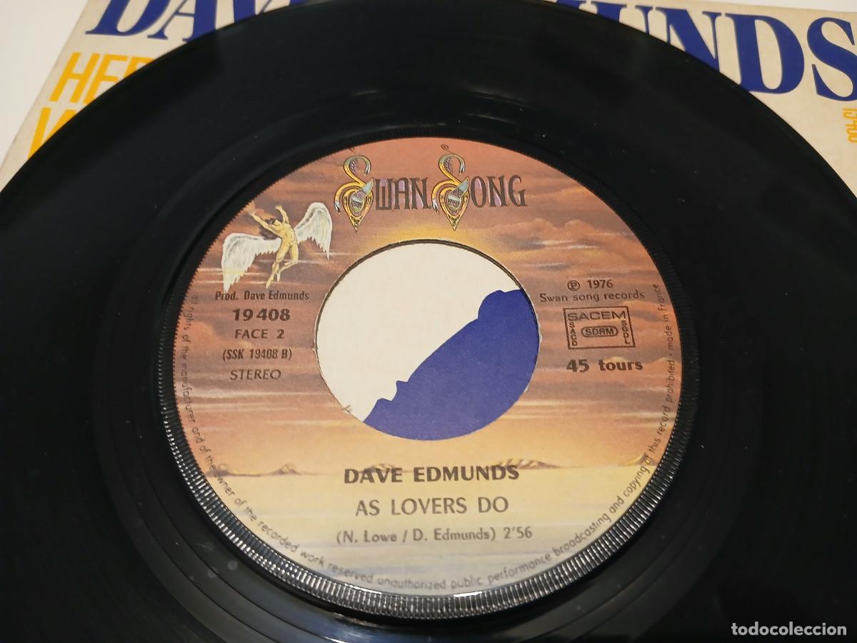 Discos de vinilo: Dave Edmunds -Here comes the weekend- (1976) single - Foto 4