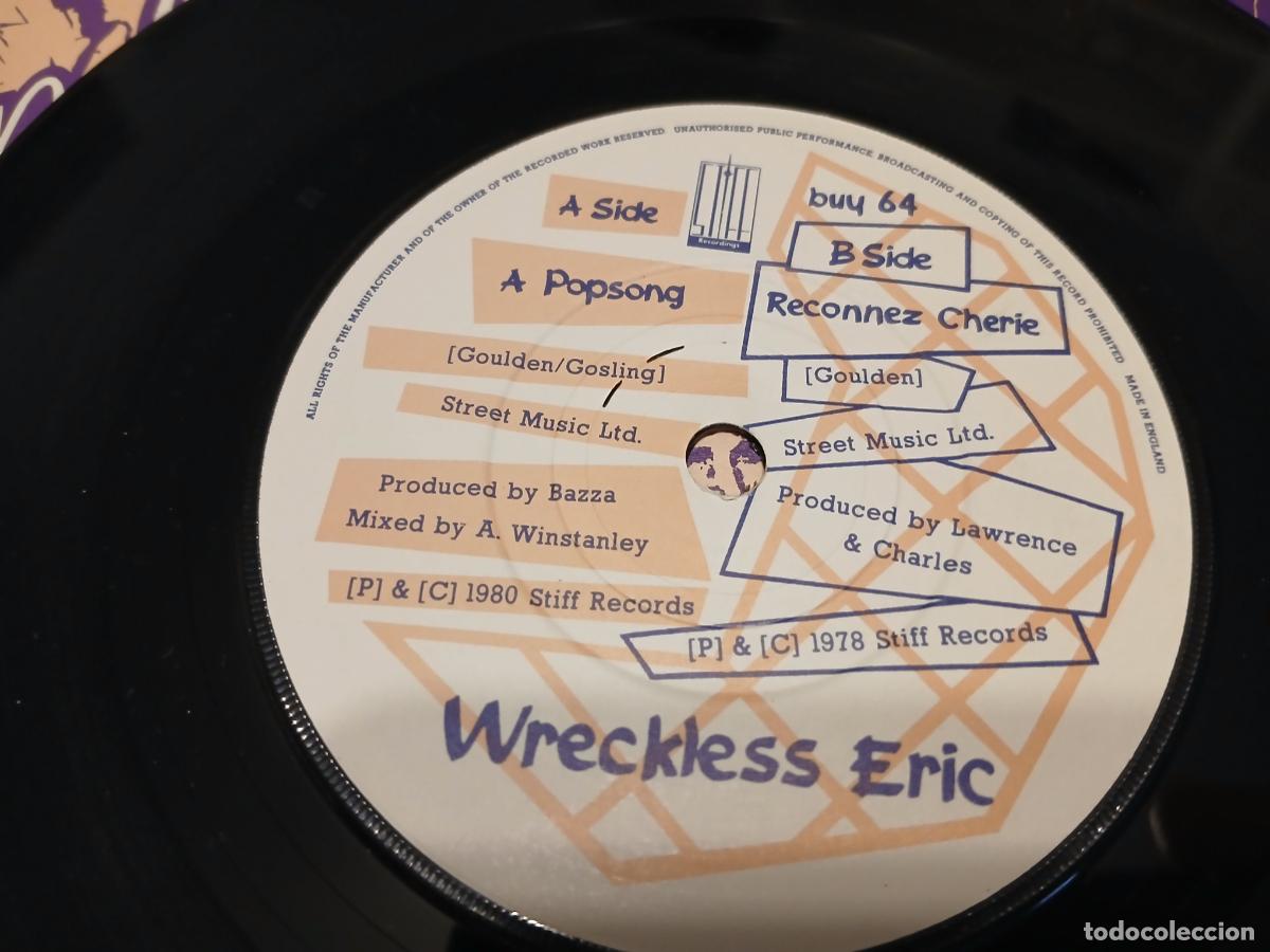 Discos de vinilo: Wreckless Eric -A popsong- (1980) single - Foto 2