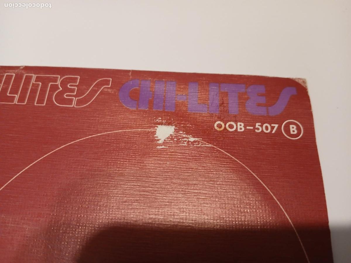 Discos de vinilo: Chi-Lites -Here i am- (1975) single - Foto 6