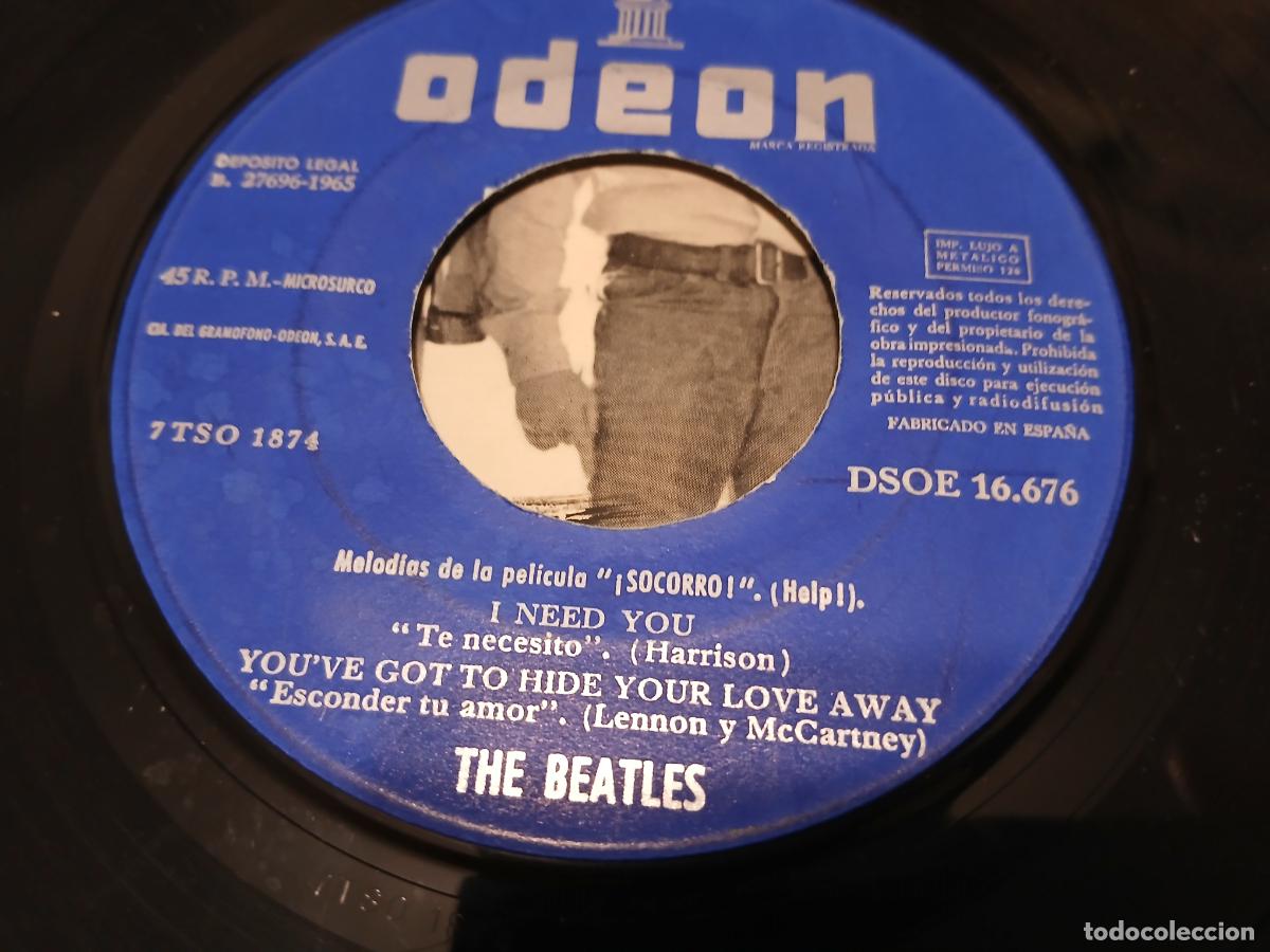 Discos de vinilo: The Beatles -Yesterday- (1965) single - Foto 3
