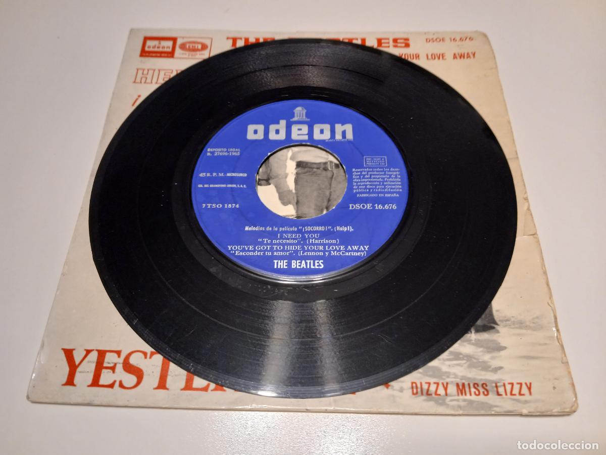 Discos de vinilo: The Beatles -Yesterday- (1965) single - Foto 4