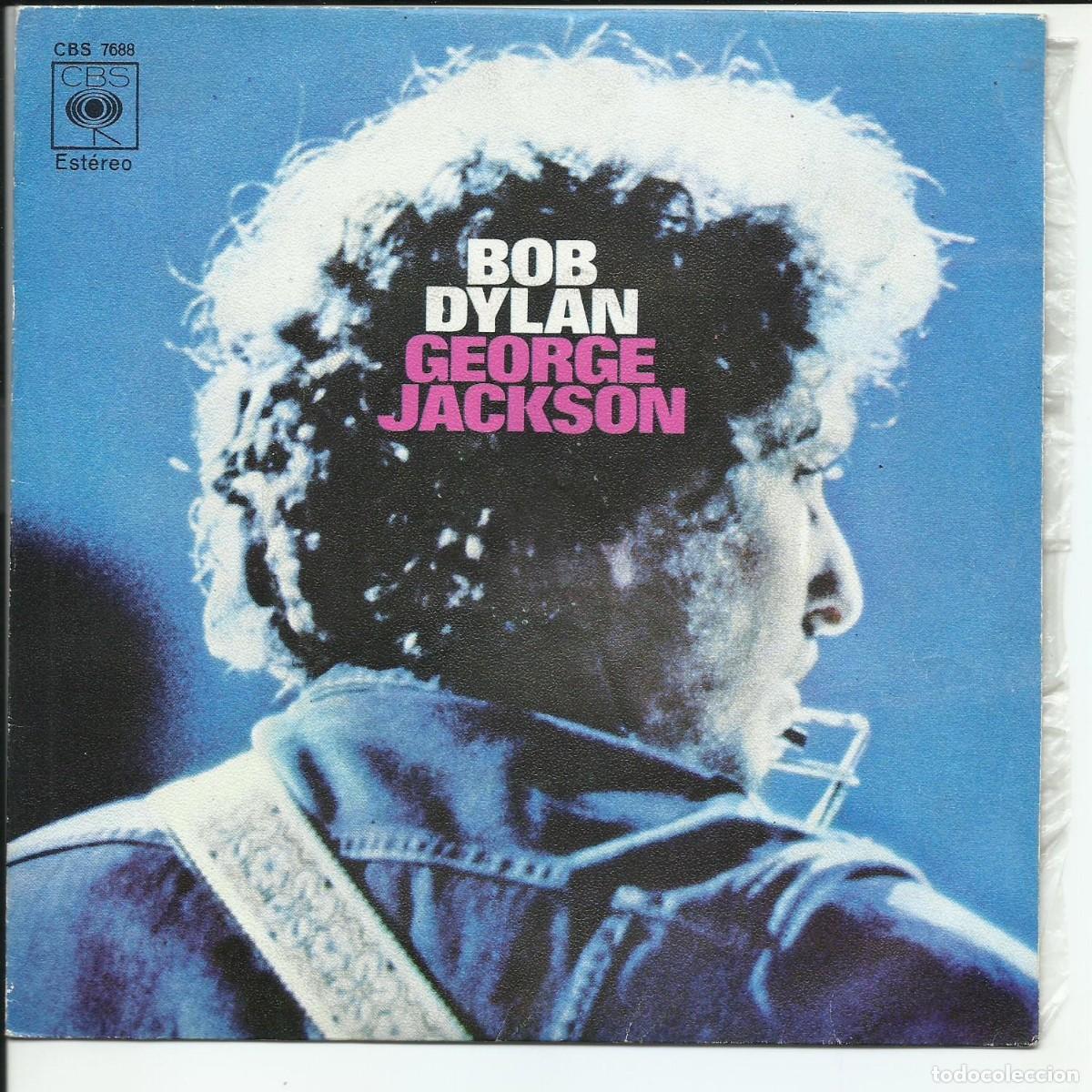 Discos de vinilo: Bob Dylan.- George Jackson Single CBS 7688 Espa&ntilde;a 1971 - Foto 1
