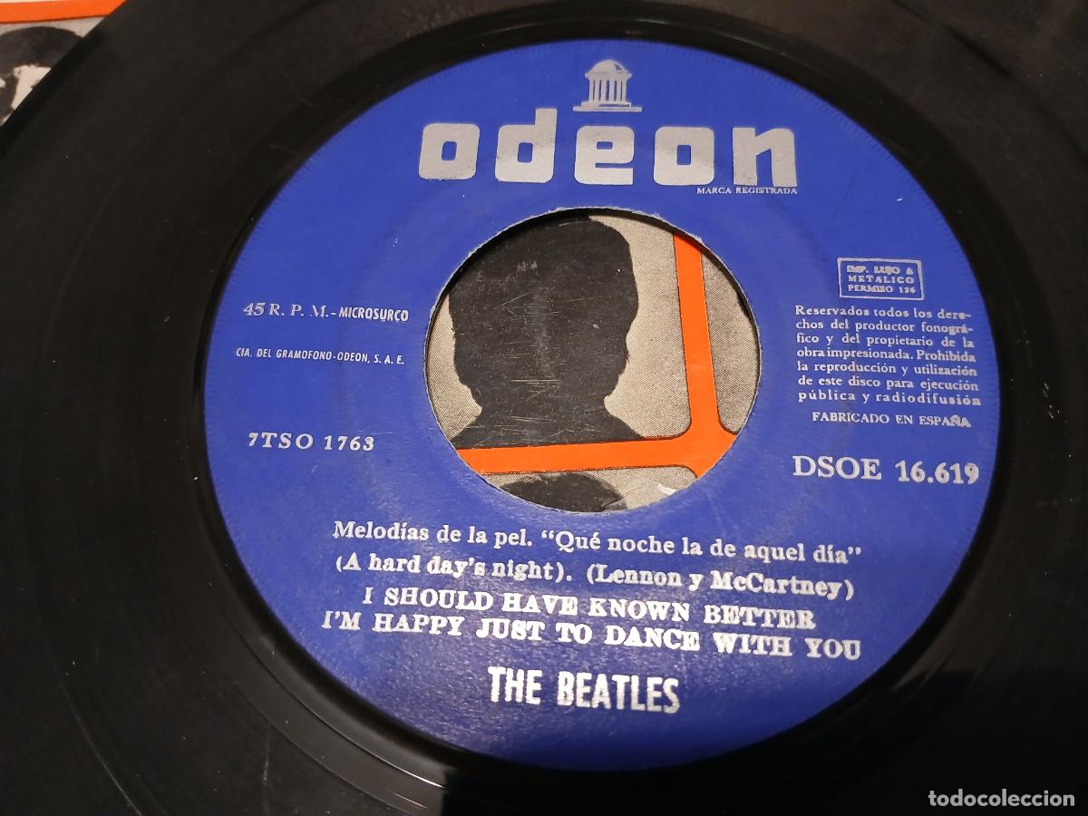 Discos de vinilo: The Beatles -Que noche la de aquel dia- single - Foto 2