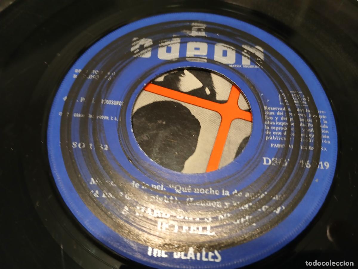 Discos de vinilo: The Beatles -Que noche la de aquel dia- single - Foto 3