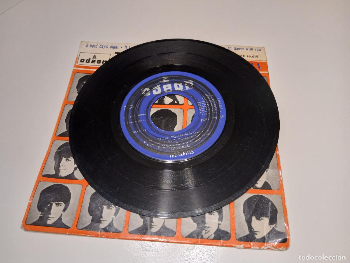 Discos de vinilo: The Beatles -Que noche la de aquel dia- single - Foto 4