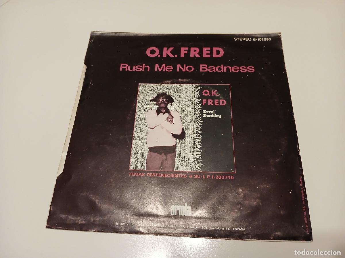 Discos de vinilo: Errol Dunkley &ndash; O.K. Fred- (1981) single - Foto 5
