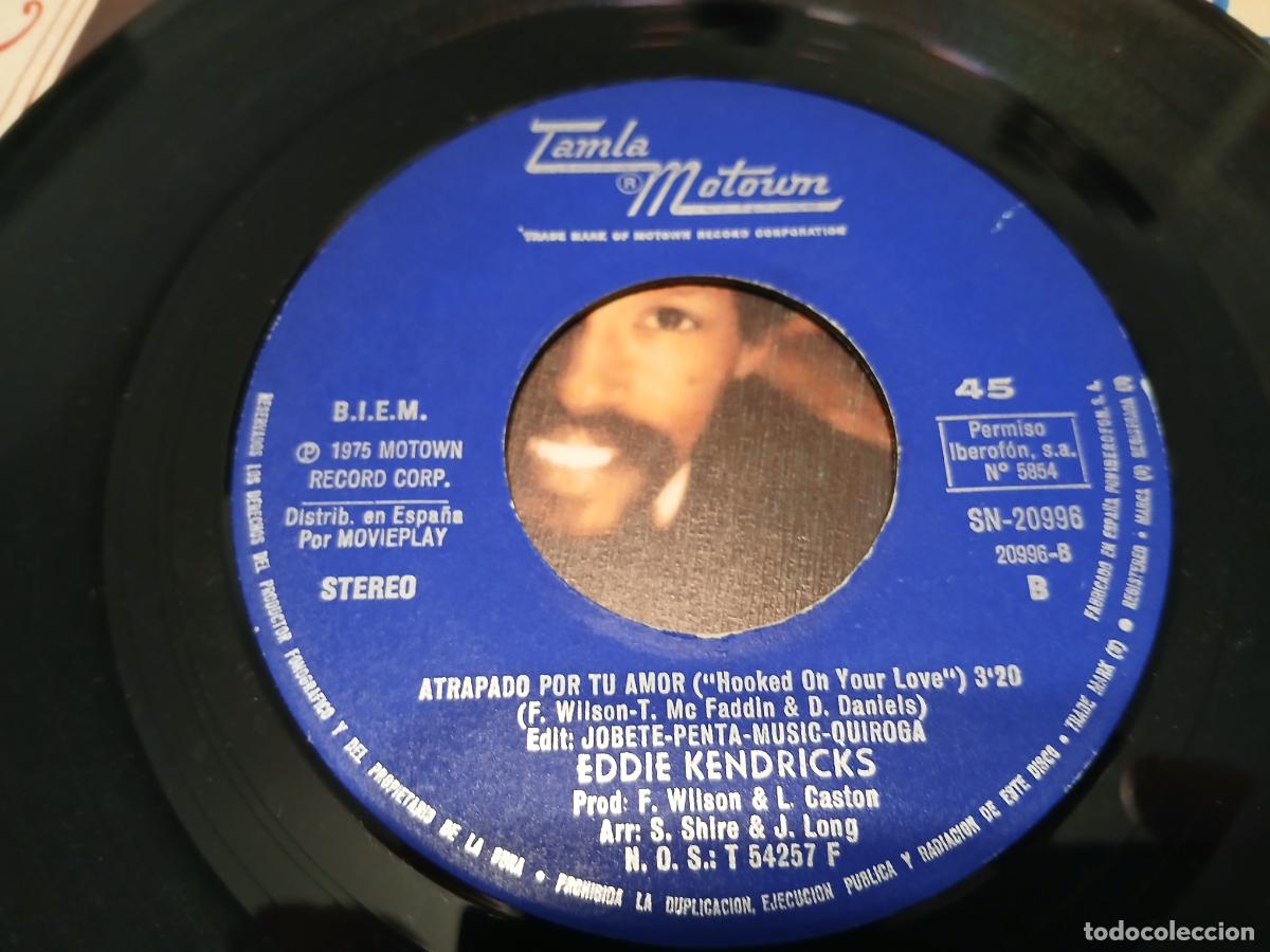Discos de vinilo: Eddie Kendricks &ndash; Muchacho Limpiabotas- (1975) single - Foto 3