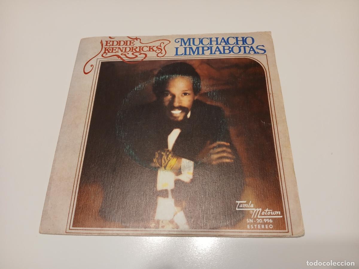 Discos de vinilo: Eddie Kendricks &ndash; Muchacho Limpiabotas- (1975) single - Foto 1