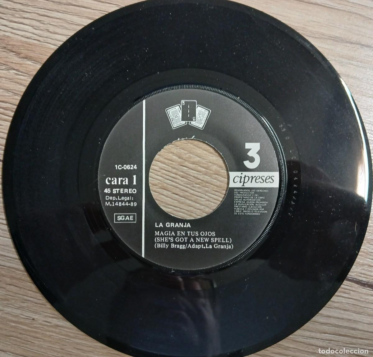 Discos de vinilo: DISCO VINILO SINGLE LA GRANJA (MAGIA EN TUS OJOS) - Foto 5