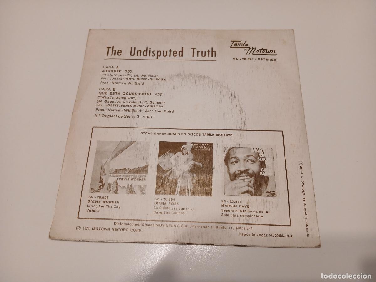Discos de vinilo: The Undisputed Truth &ndash; Help Yourself (Ayudate) (1974) single - Foto 2