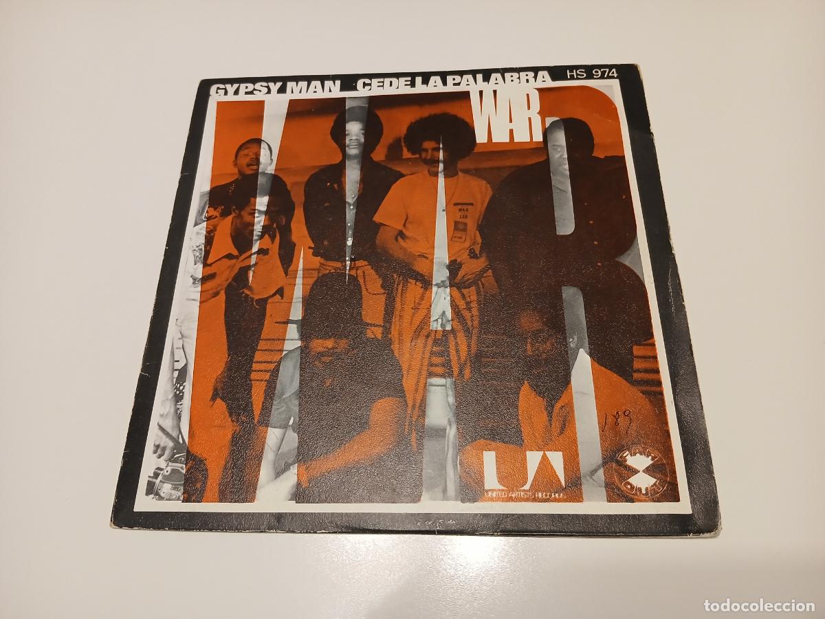 Discos de vinilo: War &ndash; Gypsy Man / Cede La Palabra- (1973) single - Foto 1