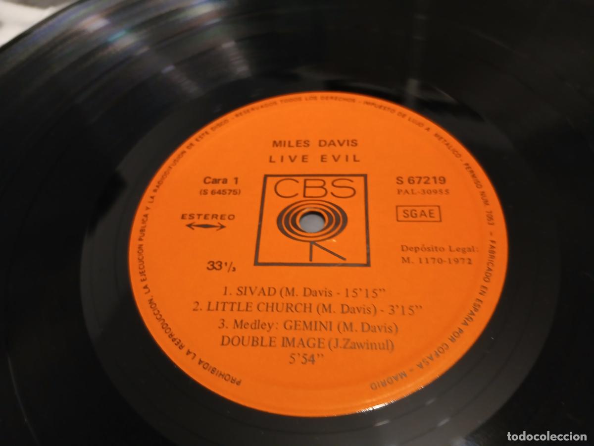 Discos de vinilo: Miles Davis -Live-evil- (1972) LP disco vinilo - Foto 3