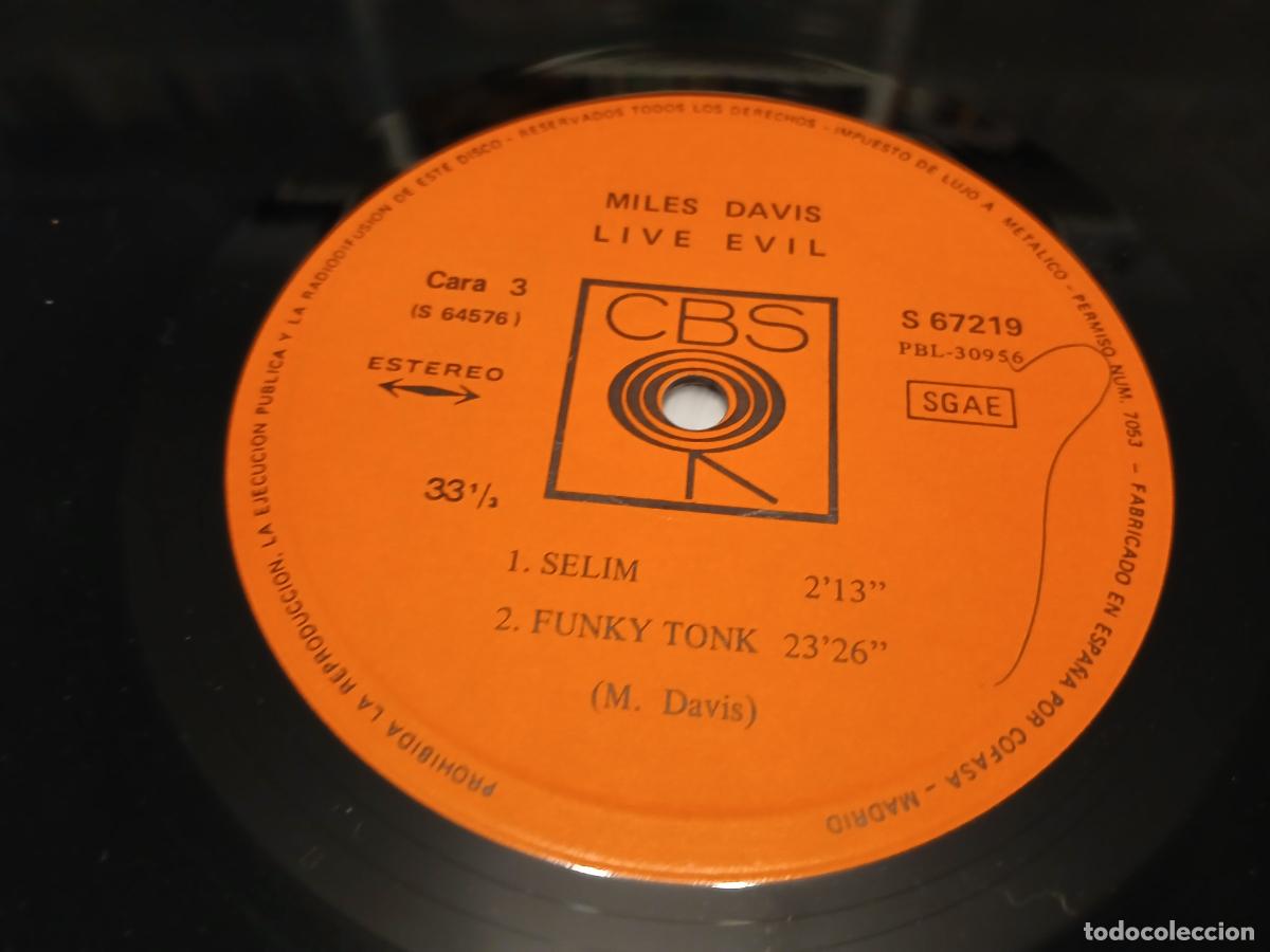 Discos de vinilo: Miles Davis -Live-evil- (1972) LP disco vinilo - Foto 4