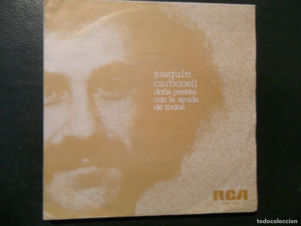 Discos de vinilo: JOAQUIN CARBONELL DO&Ntilde;A PESETA - Foto 1