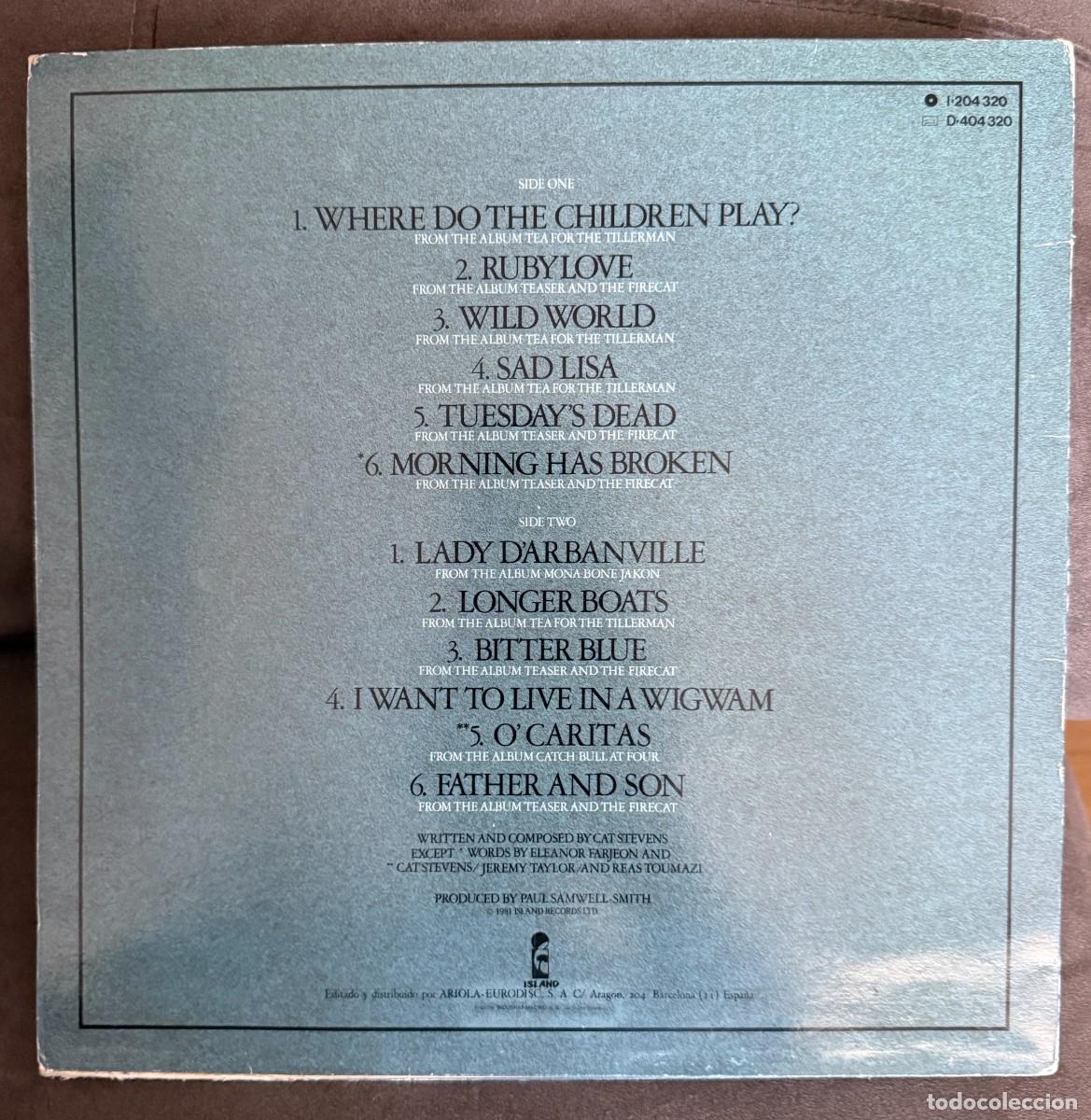 Discos de vinilo: Cat Stevens &lrm;&ndash; Morning Has Broken. Disco vinilo. Edic. Spain. - Foto 2