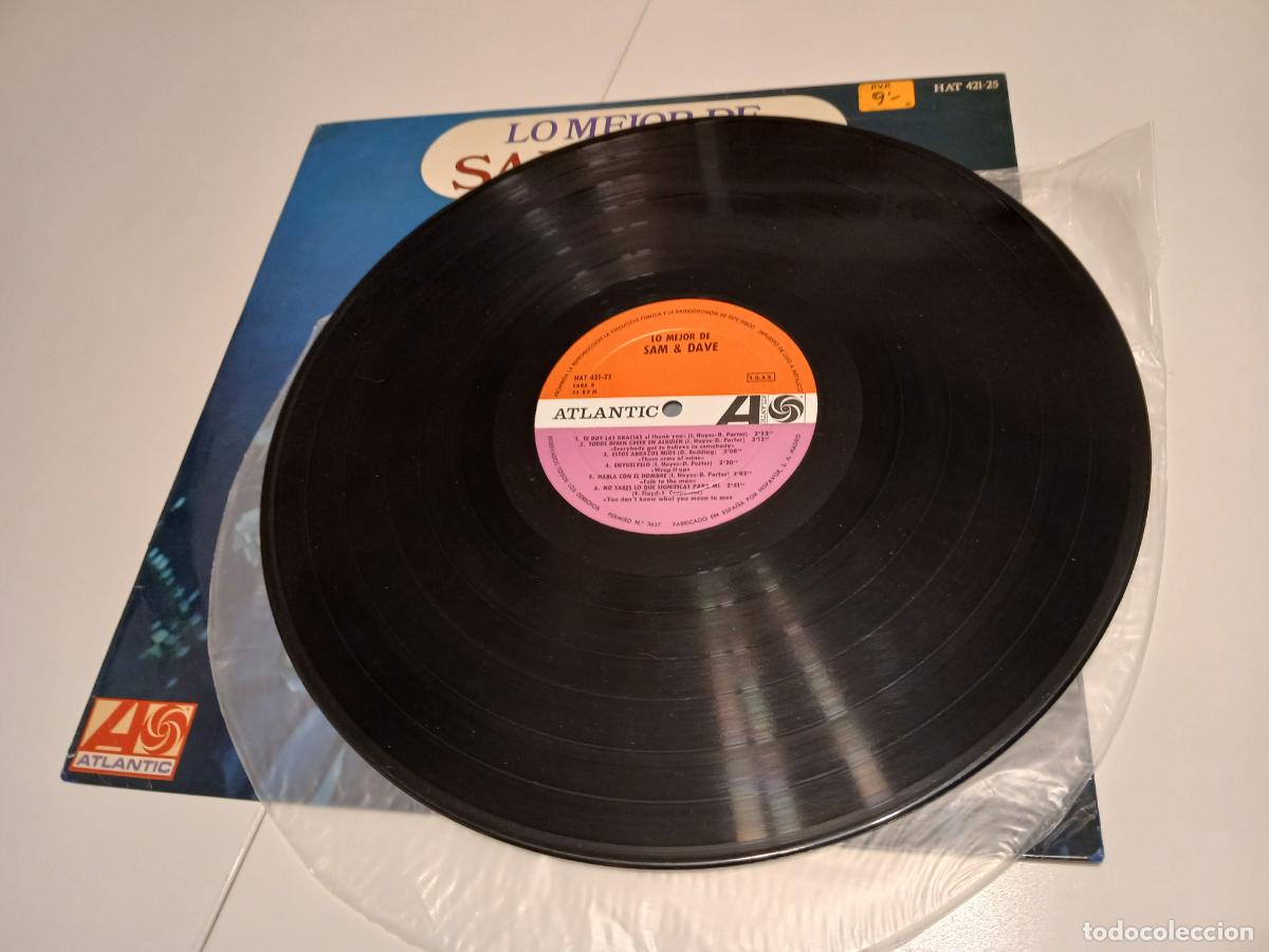 Discos de vinilo: Sam & Dave -Lo mejor de Sam & Dave- (1968) LP disco vinilo - Foto 3