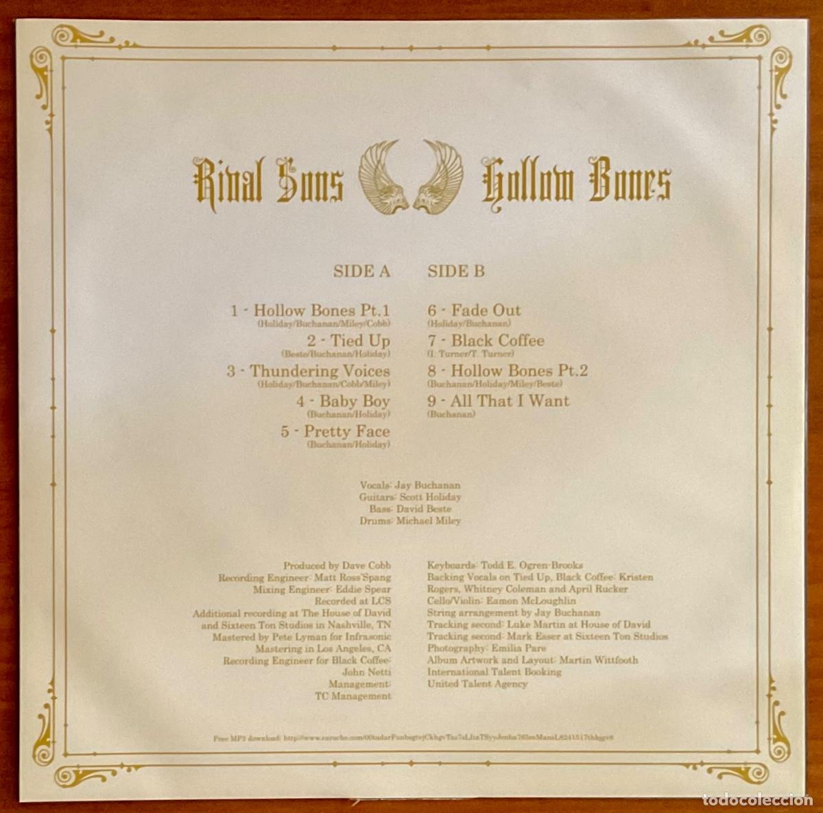 Discos de vinilo: RIVAL SONS - HOLLOW BONES - Foto 3