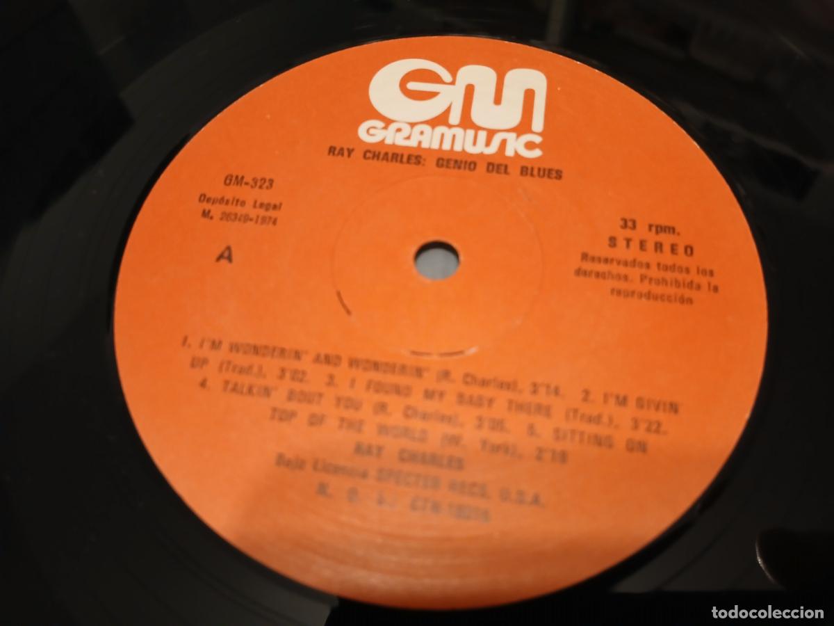 Discos de vinilo: Ray Charles -Genio del blues- LP disco vinilo - Foto 6