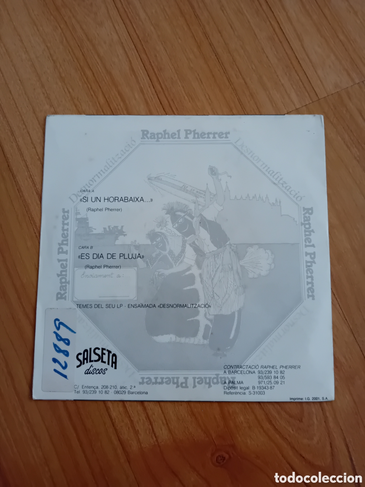 Discos de vinilo: RAPHEL PHERRER. SI UN HORABAIXA - Foto 2