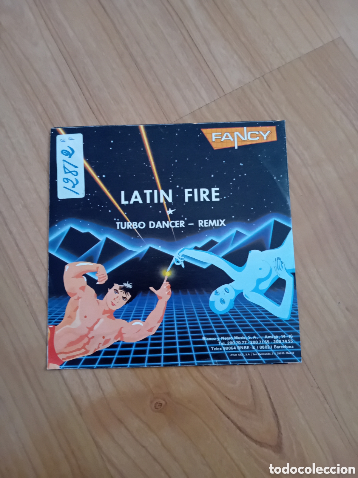 Discos de vinilo: FANCY. LATIN FIRE. TURBO DANCER REMIX - Foto 2