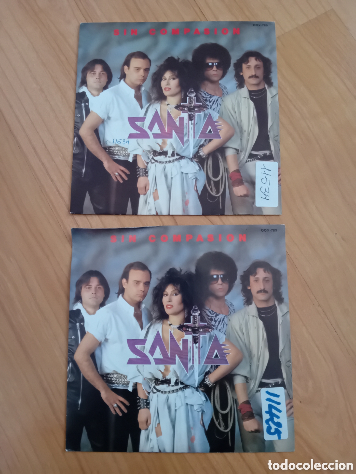 Discos de vinilo: SANTA. SIN COMPASI&Oacute;N. DOS ORIGINALES - Foto 1