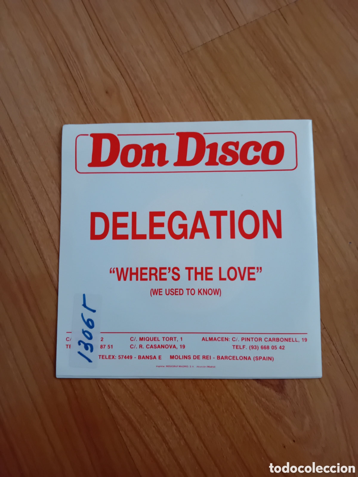 Discos de vinilo: DELEGATION. WHERES THE LOVE - Foto 2