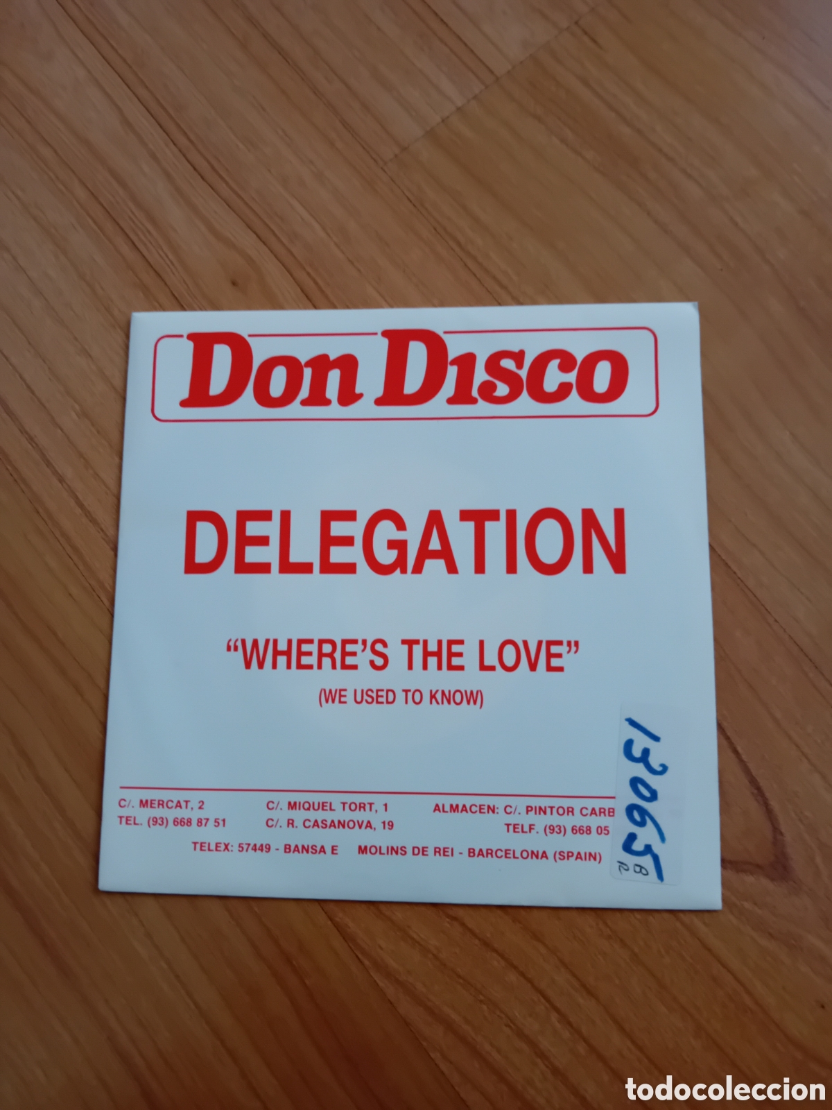Discos de vinilo: DELEGATION. WHERES THE LOVE - Foto 1