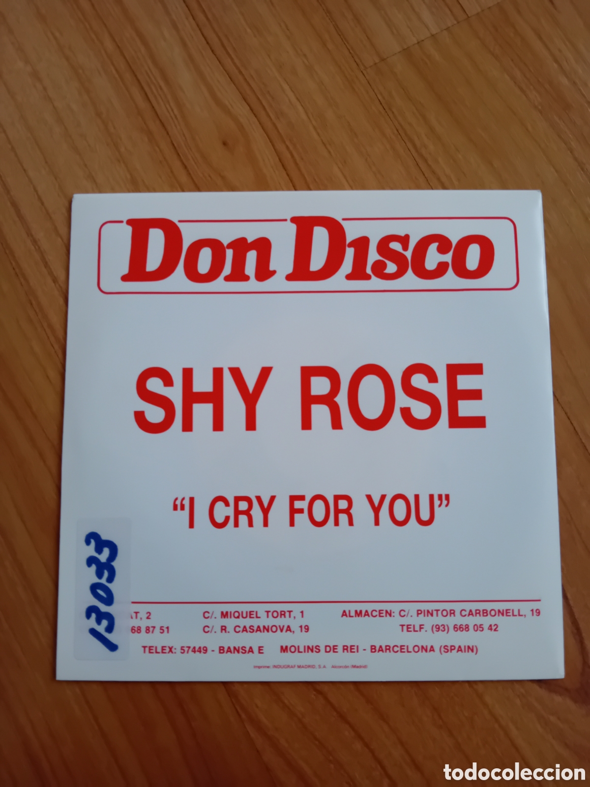 Discos de vinilo: SHY ROSE. I CRY FOR YOU - Foto 2