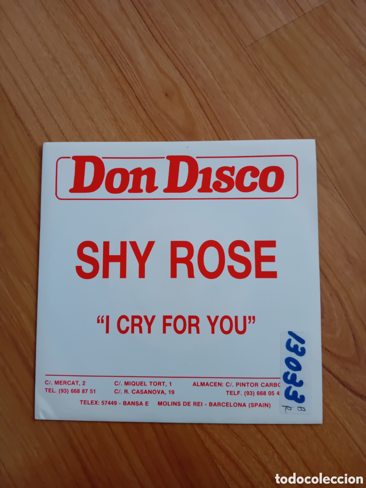 Discos de vinilo: SHY ROSE. I CRY FOR YOU - Foto 1