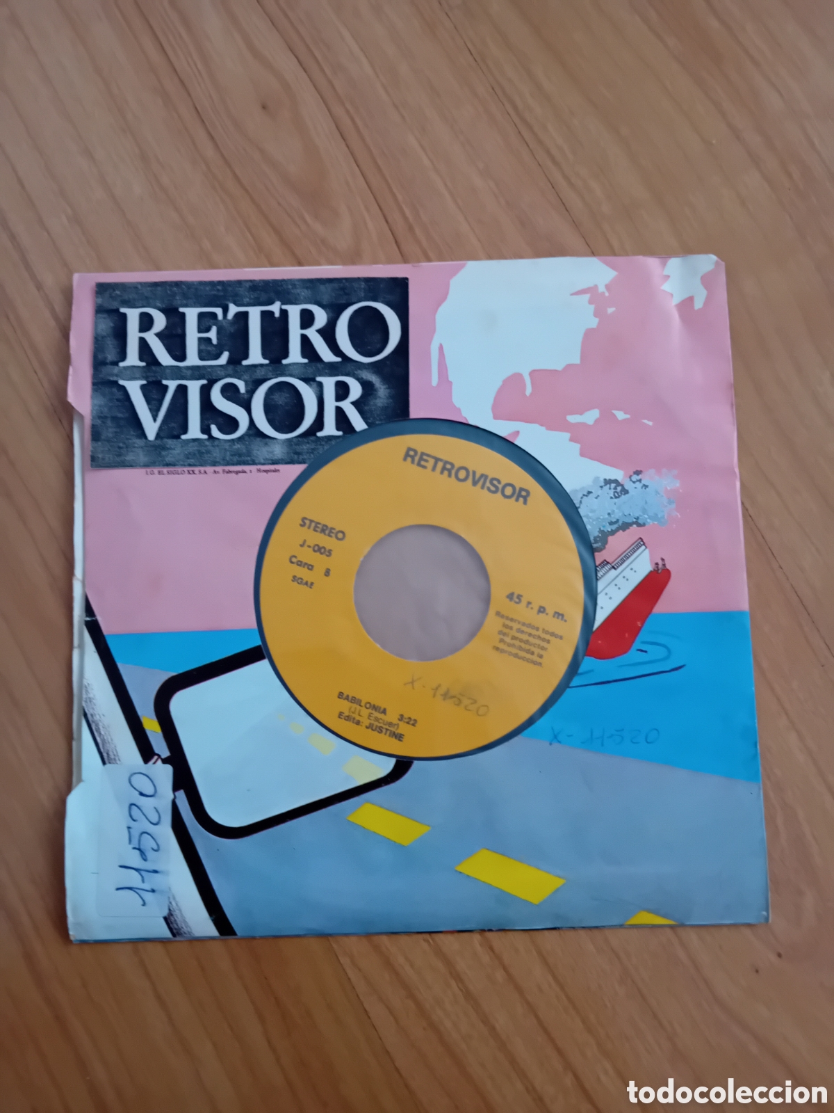 Discos de vinilo: RETROVISOR. S&Iacute;GUELO S&Iacute;GUELO - Foto 2