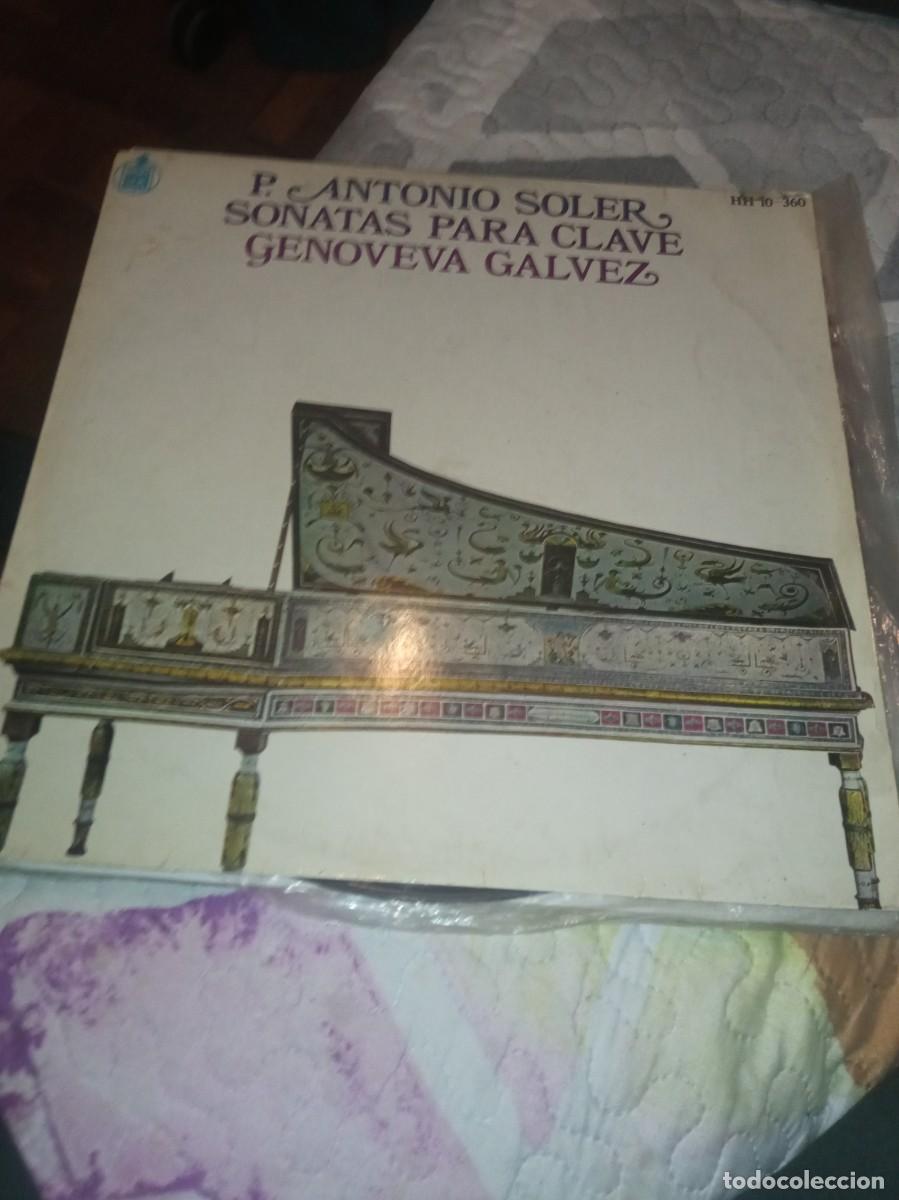 Discos de vinilo: P. Antonio Soler sonatas para clave - Foto 1