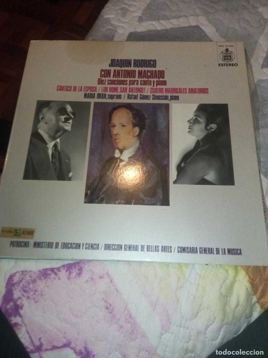 Discos de vinilo: Joaqu&iacute;n Rodrigo con Antonio Machado - Foto 1