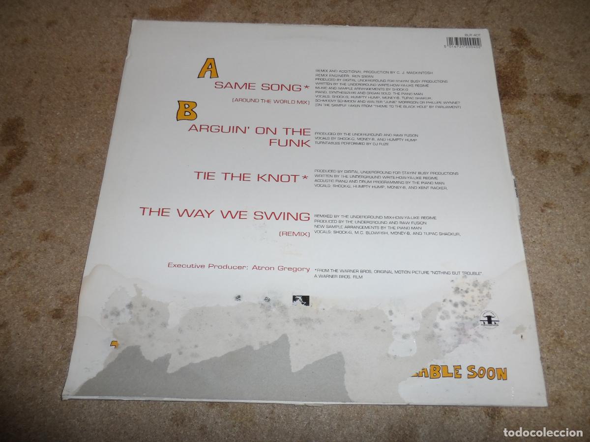 Discos de vinilo: Digital Underground &ndash; Same Song (This Is An E.P. Release Part 1) (UK 1991) - Foto 2