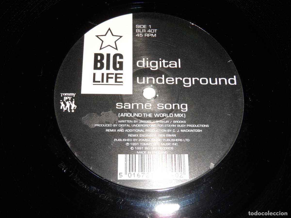 Discos de vinilo: Digital Underground &ndash; Same Song (This Is An E.P. Release Part 1) (UK 1991) - Foto 3