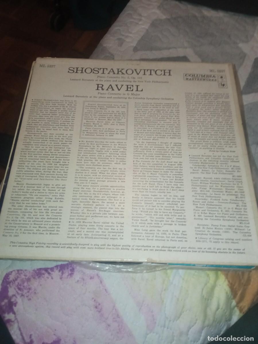 Discos de vinilo: Leonard Bernstein Shostakovich - Foto 2
