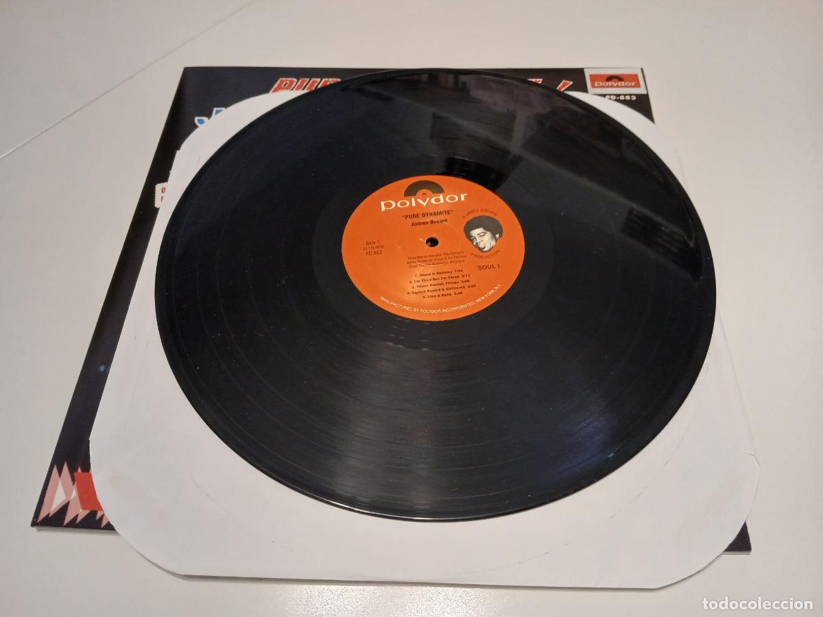 Discos de vinilo: James Brown -Pure dynamite- LP disco viniloo - Foto 5