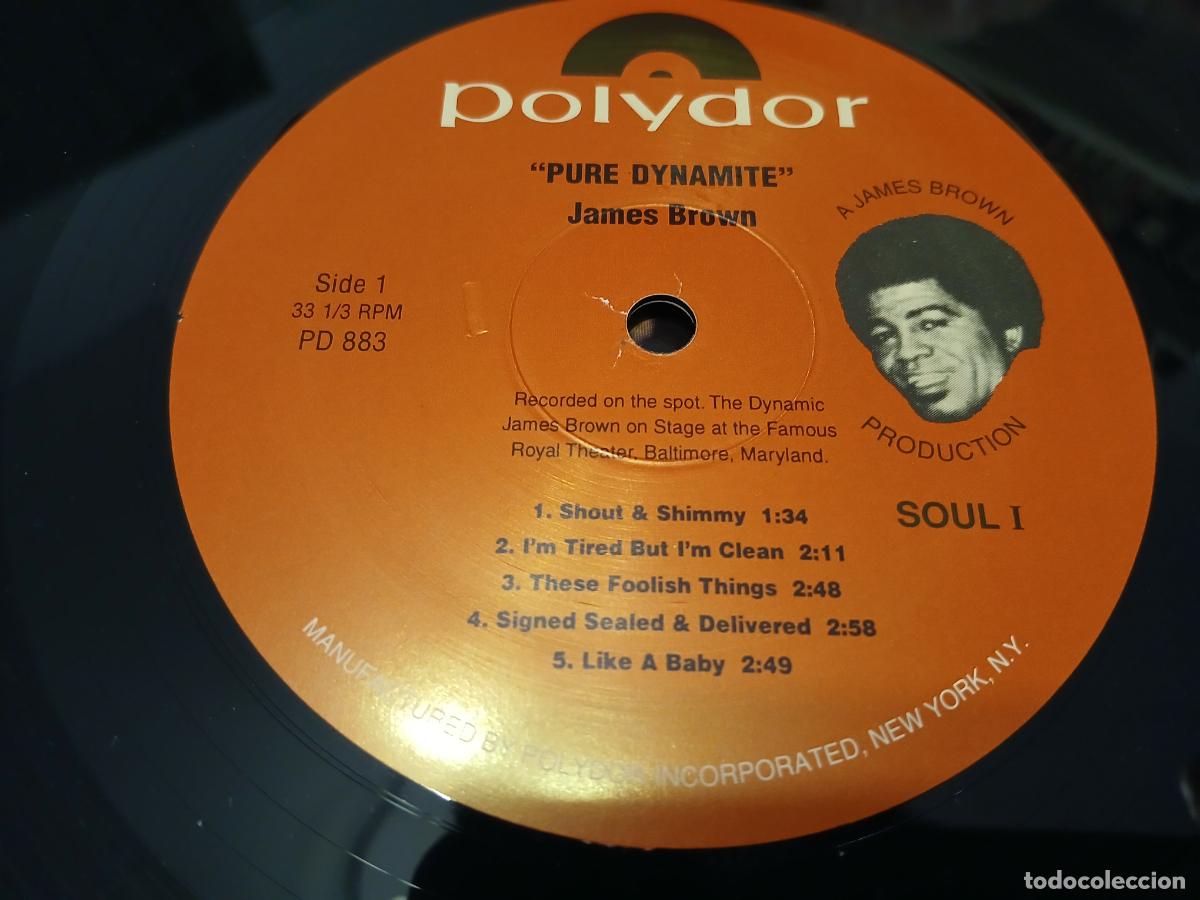 Discos de vinilo: James Brown -Pure dynamite- LP disco viniloo - Foto 6