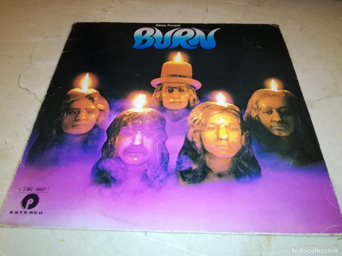 Discos de vinilo: DEEP PURPLE-BURN-ORIGINAL ESPA&Ntilde;OL 1974 - Foto 1
